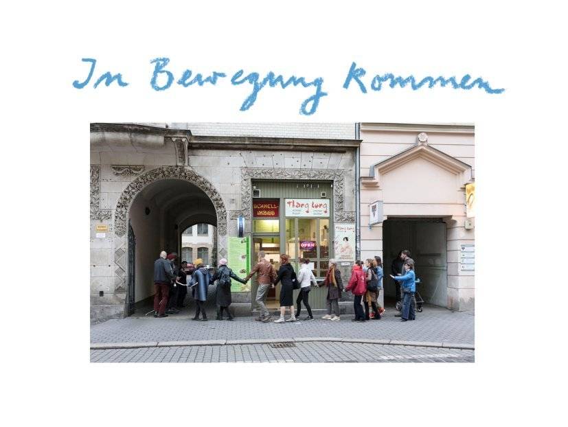 Begleitung - Zur Ausstellung „Orientierung im Alltäglichen“, Halle/Saale, Raum für Grafik, 2023 Foto: © 2023 Gustav Franz, VG-Bildkunst Droste Pad - Worüber Orte sprechen können – Autor*innen unseres Wissens